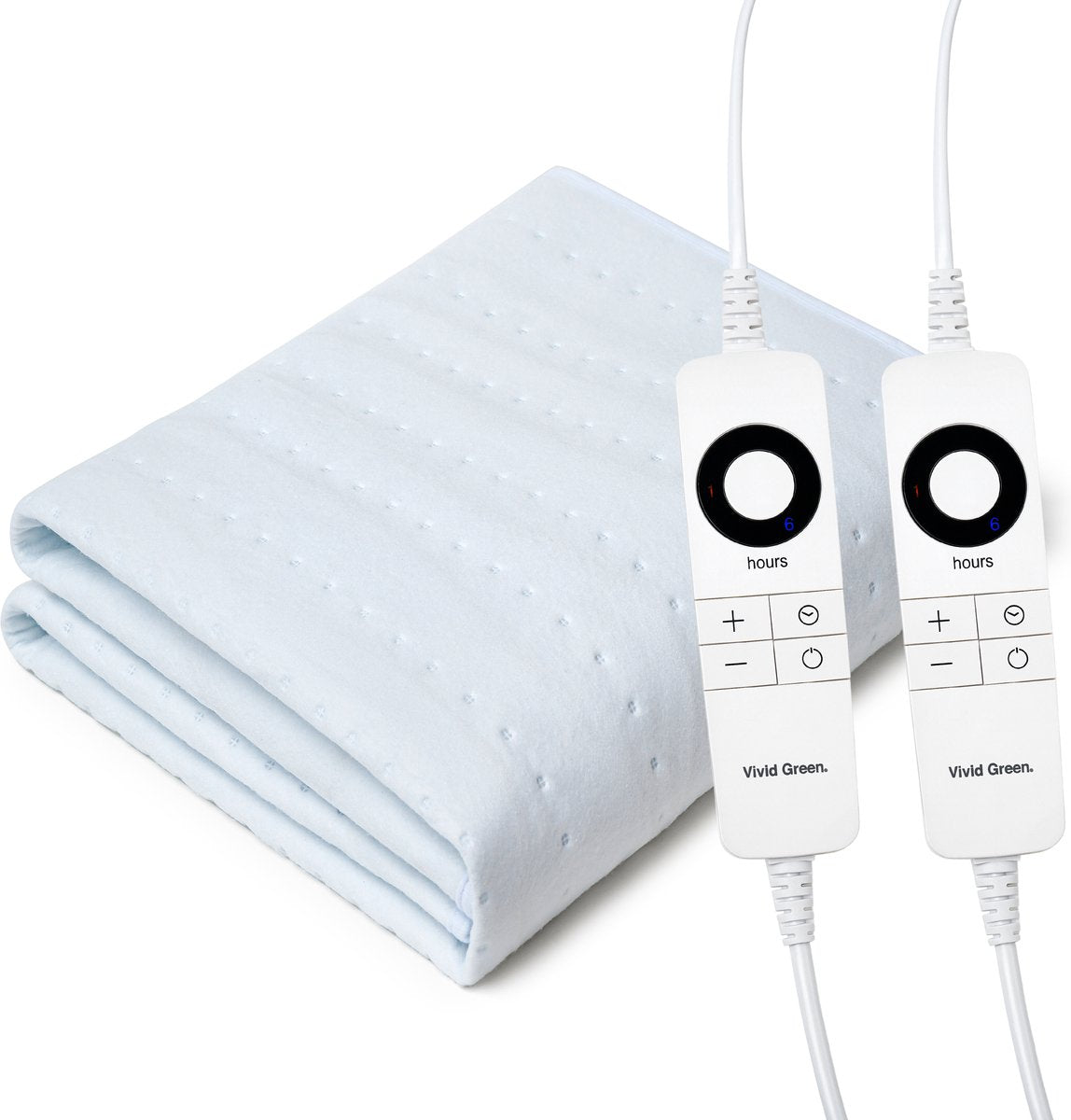 Elektrische Onderdeken 160x140cm - 2 Persoons - 6 standen - Warmte deken - Onderdeken - Wit