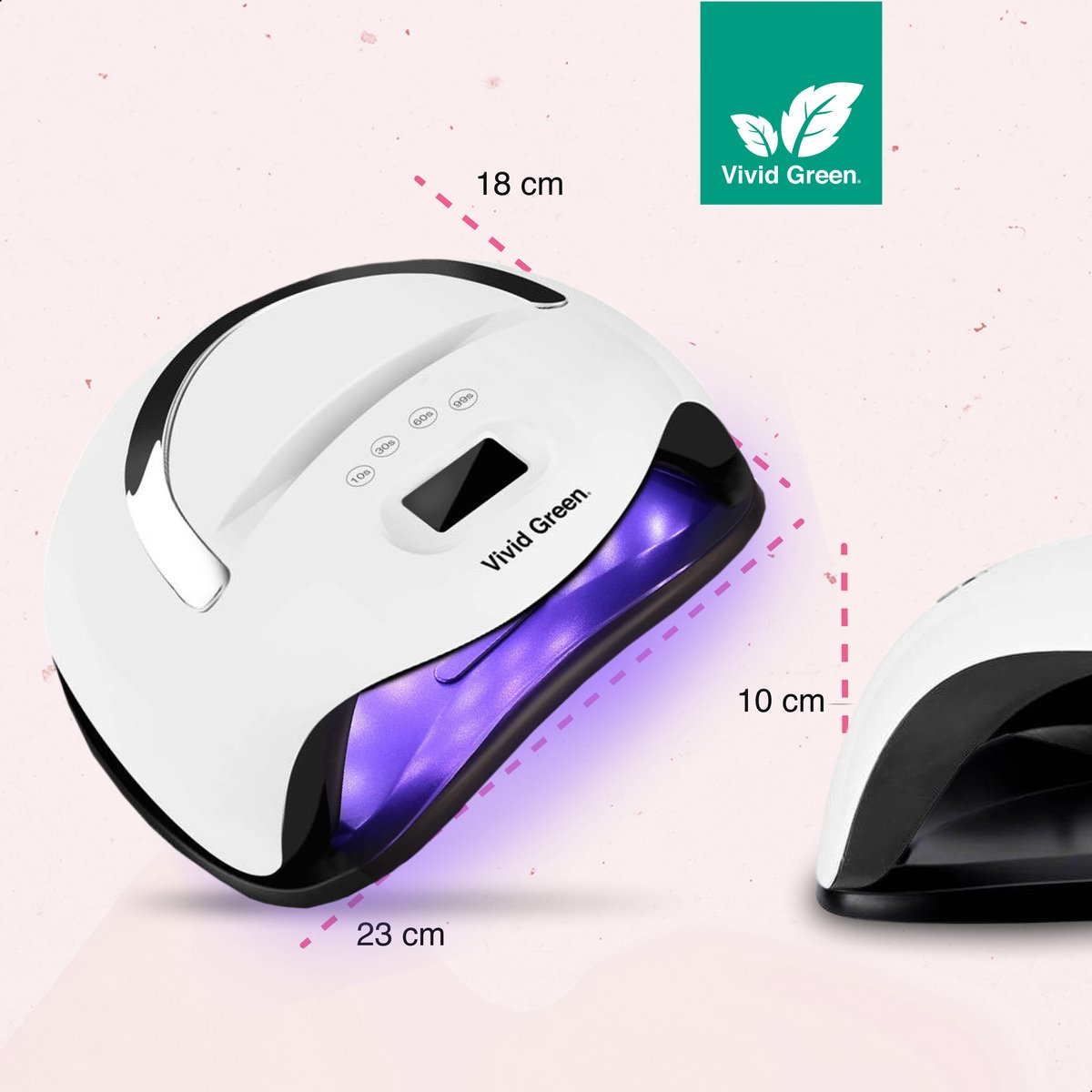 UV lamp gelnagels 168W - Led nagellamp - Gellak nagel lamp - Nageldroger