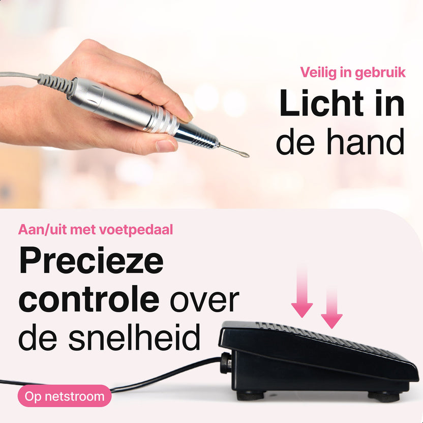 Elektrische Nagelvijl - Nagelfrees Complete Set 35000 RPM