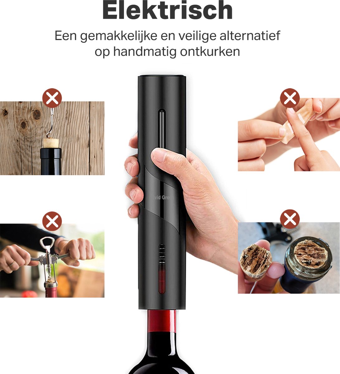 Elektrische kurkentrekker - Wijnopener - Wijn opener