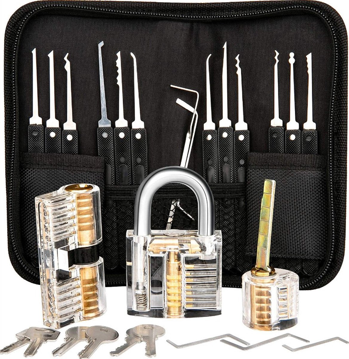 Lockpick Set 27-delig - Survivalsets - Picking Voor Beginners en Professionals - Met Opbergetui