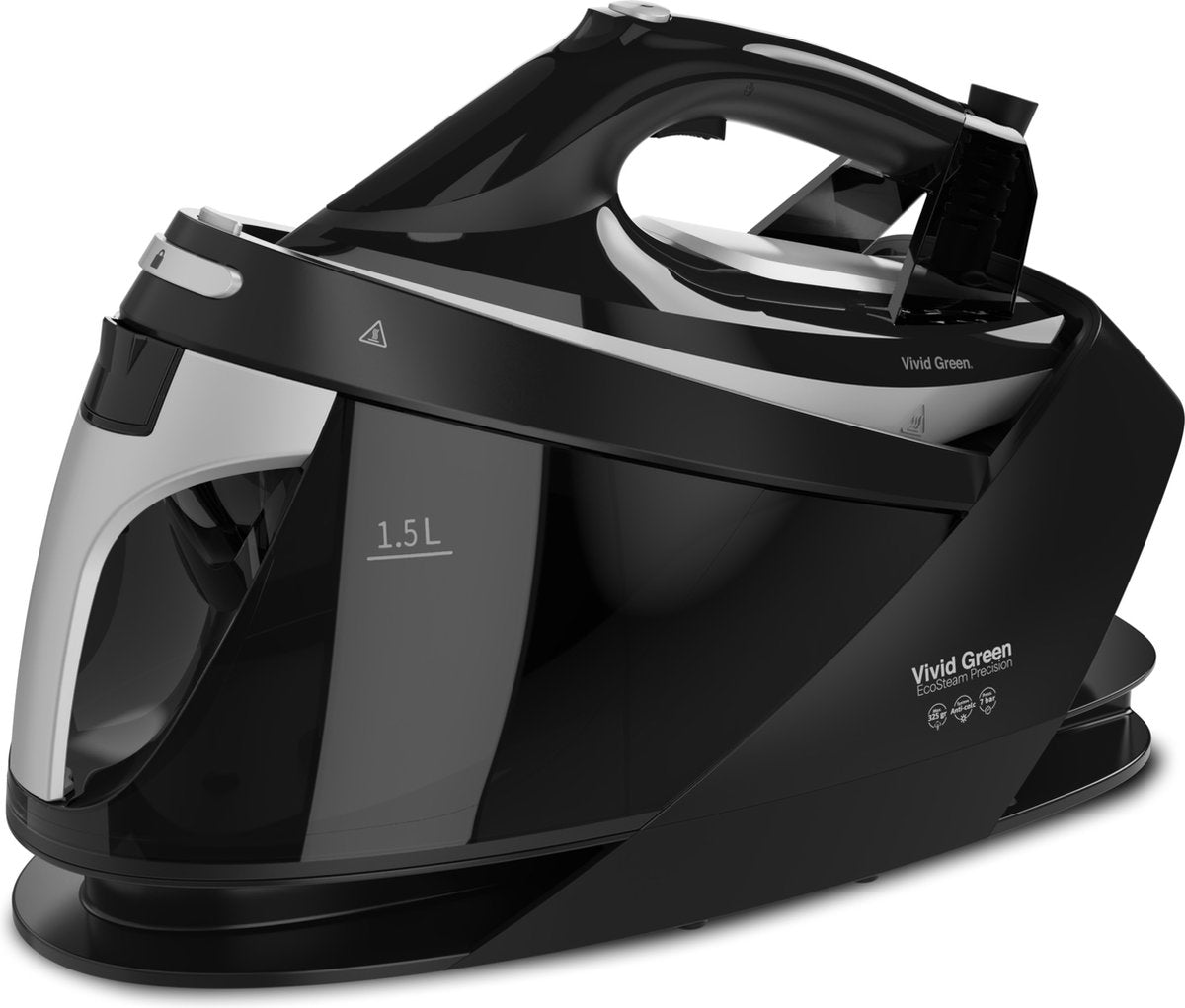 Stoomstrijkijzer met Stoomgenerator - 3000W - Zwart