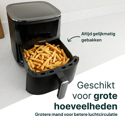 Airfryer 5L - Tot 4 Personen - PFAS-vrij - 12 Programma's