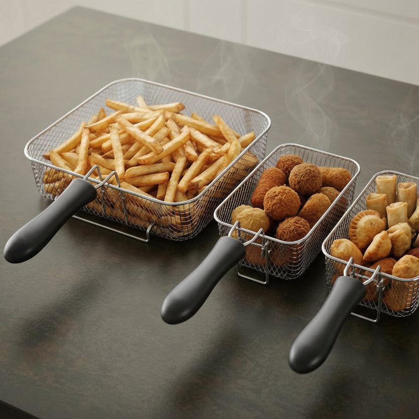 Frituurpan - 5 Liter - 3 Manden -  Friteuse