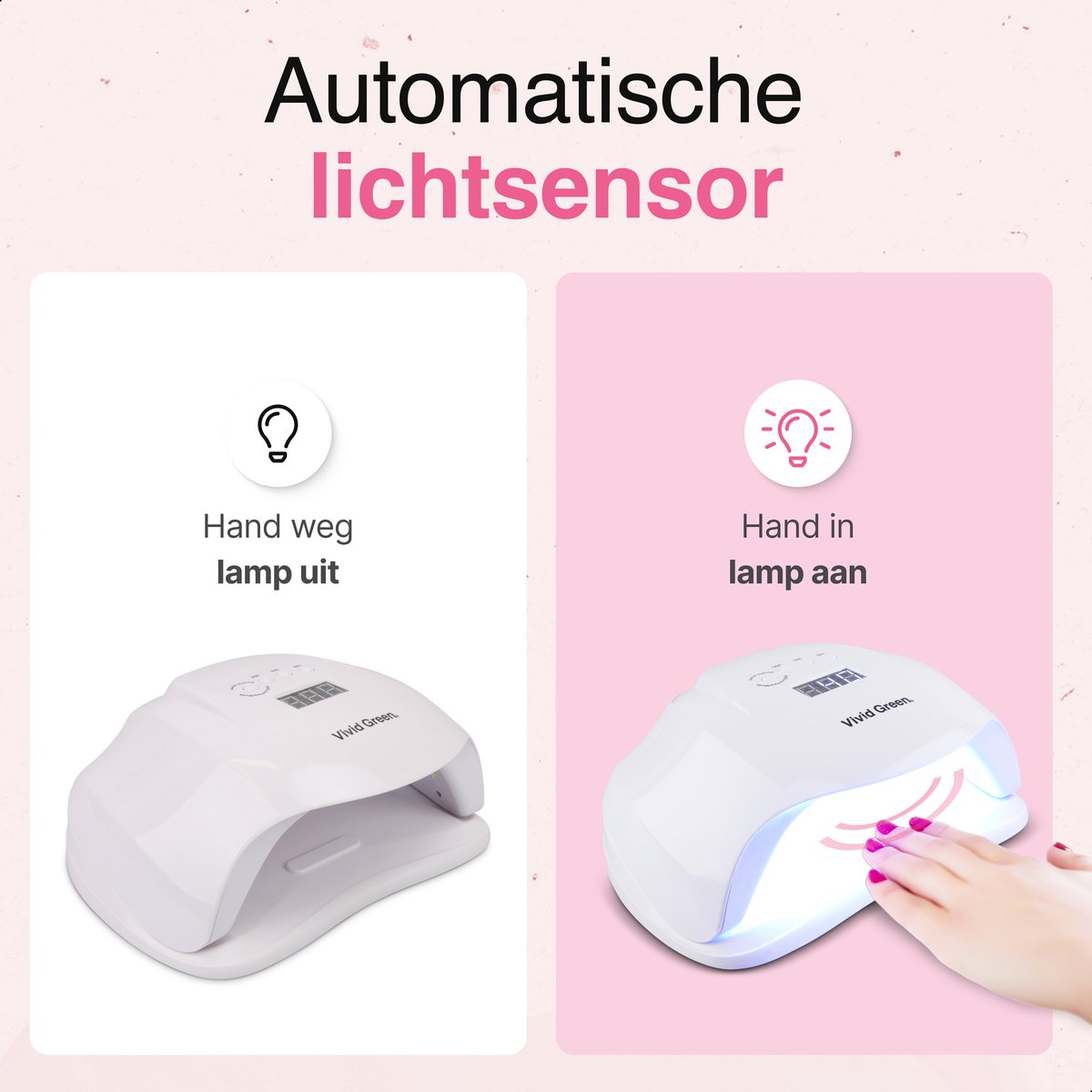 UV lamp gelnagels - Led nagellamp - Gellak nagel lamp - Nageldroger