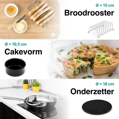 Airfryer Accessoires Complete Set - Ø 20 CM - 8 delig