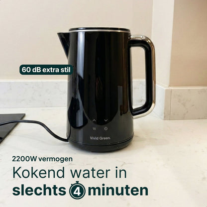 Waterkoker met Temperatuurregeling - 1,7L - Dubbelwandig