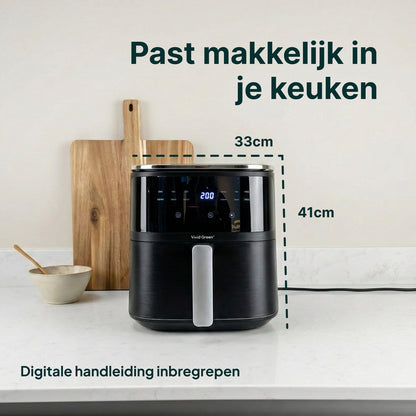 Airfryer 5L - Tot 4 Personen - PFAS-vrij - 12 Programma's