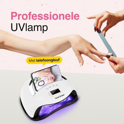 UV lamp gelnagels 168W - Led nagellamp - Gellak nagel lamp - Nageldroger