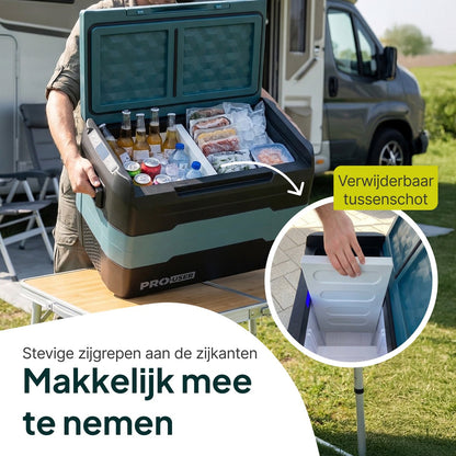 Compressor Koelbox 40L - Elektrische Camping Koelkast - Dual Zone - Koel- & Vriesbox - 12V/24V/230V - Pro-User CoolX 40