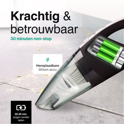 Kruimelzuiger Snoerloos -  5 opzetstukken