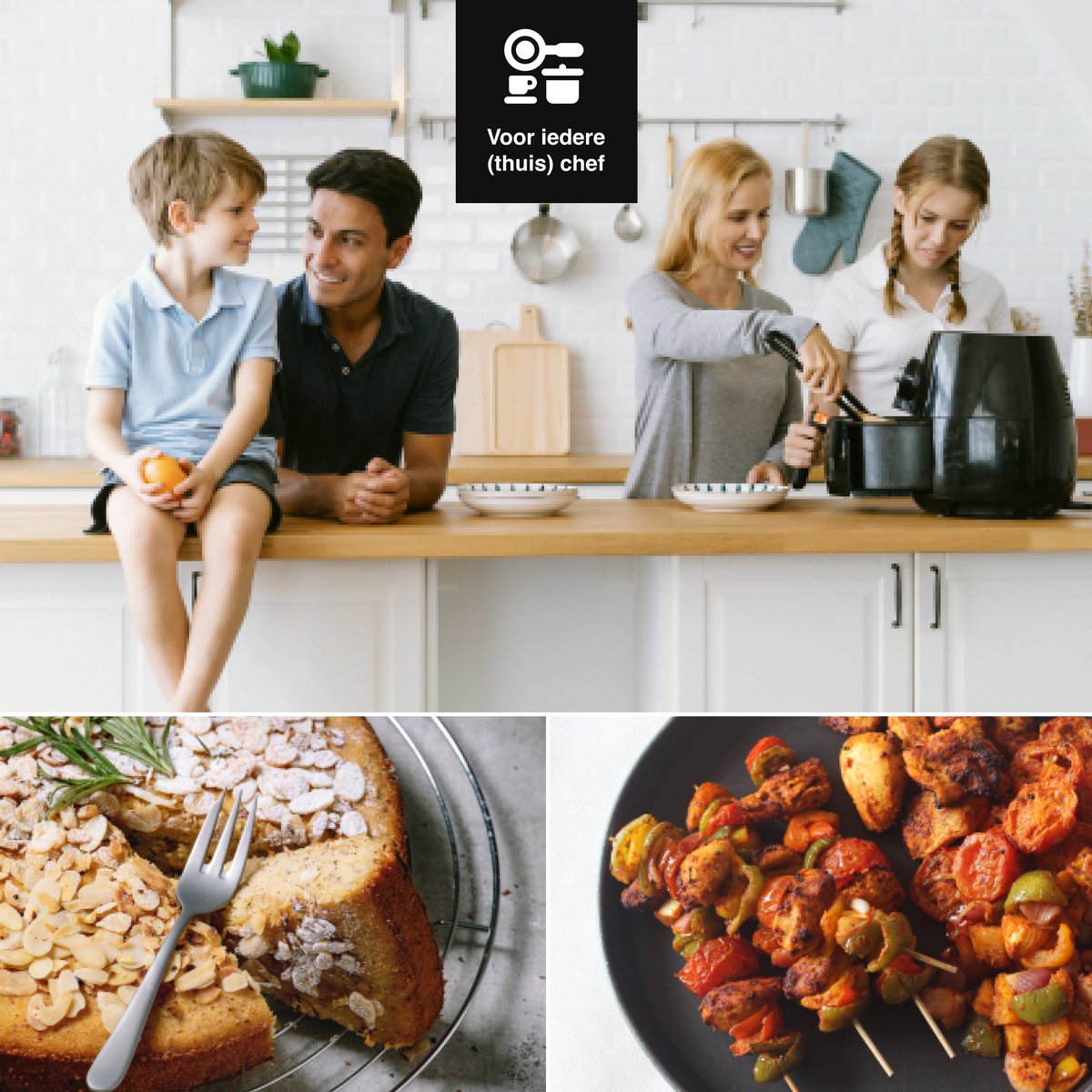Airfryer Accessoires Complete Set - Ø 20 CM - 8 delig