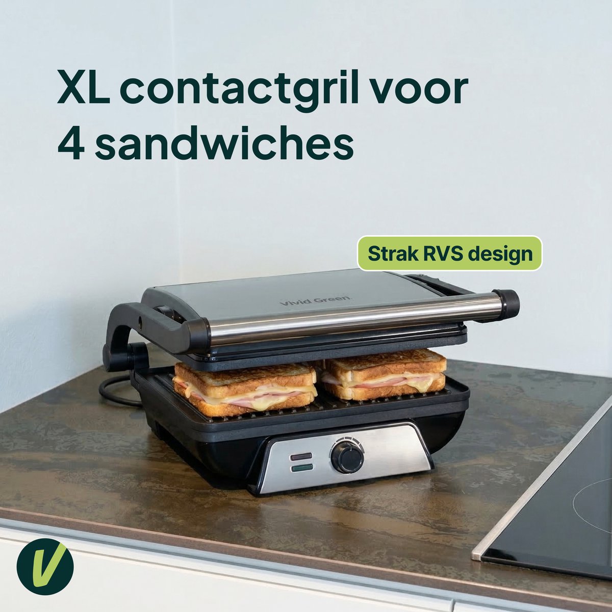 Tosti apparaat met Grillfunctie
