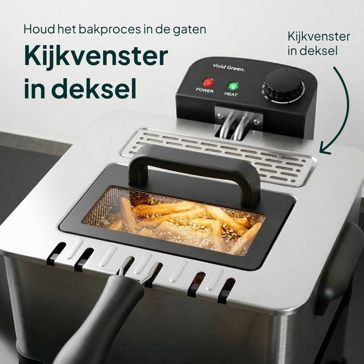 Frituurpan - 5 Liter - 3 Manden -  Friteuse