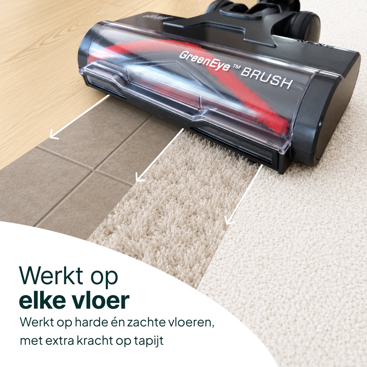 500W Steelstofzuiger - Met Dweilfunctie - Kruimelzuiger - Flexibele Stang - Stofzuiger 32kPa Zuigkracht