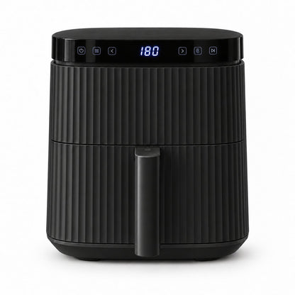 Airfryer 5L - Heteluchtfriteuse - PFAS-vrij - 1500W - 12 Programma’s - Zwart