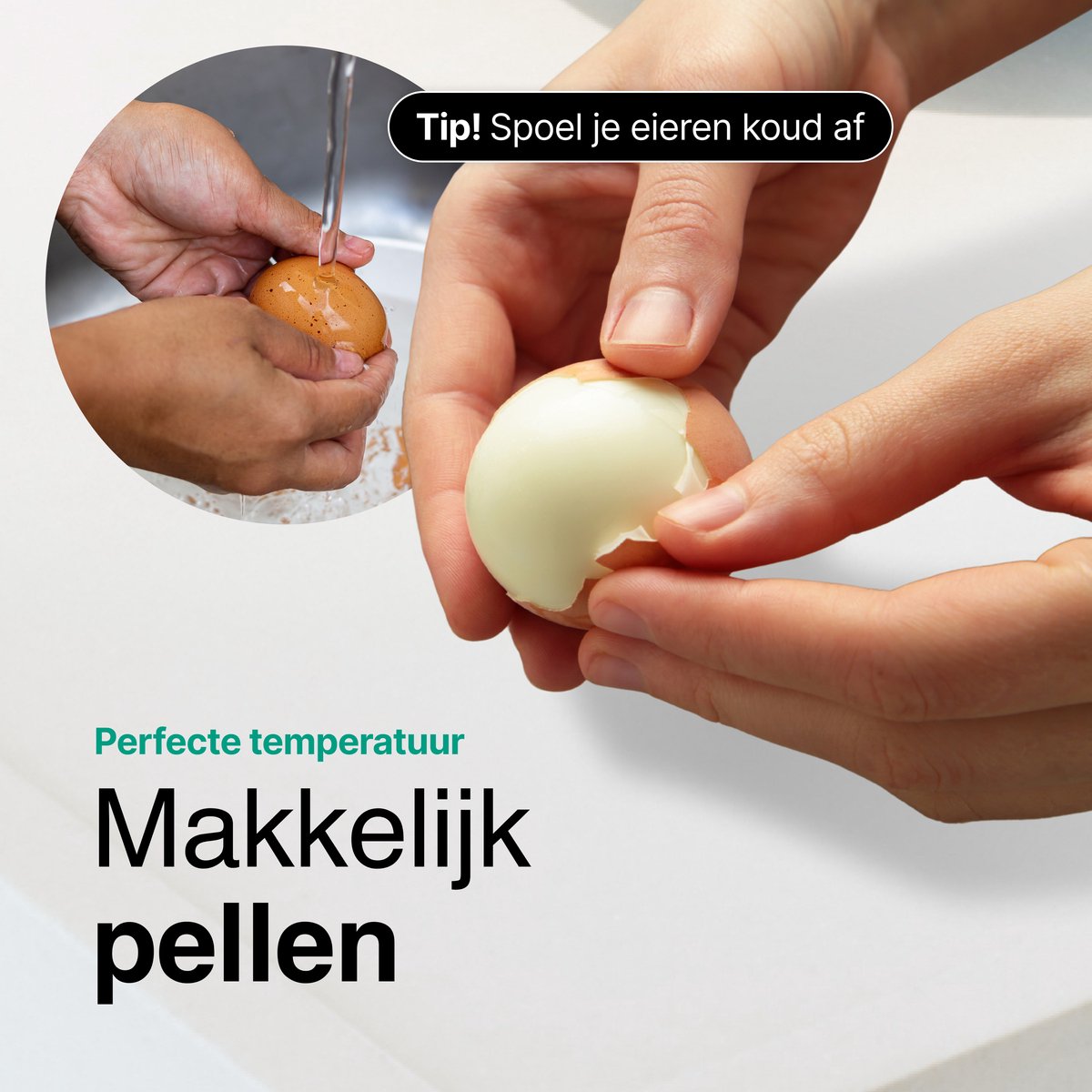 Multifunctionele Eierkoker voor 7 eieren