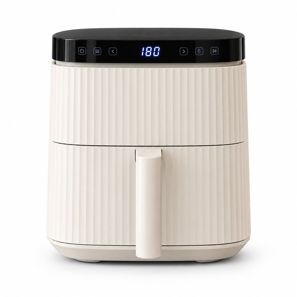 Airfryer 5L - PFAS-vrij - 1500W - 12 Programma’s - Touchscreen - Crème