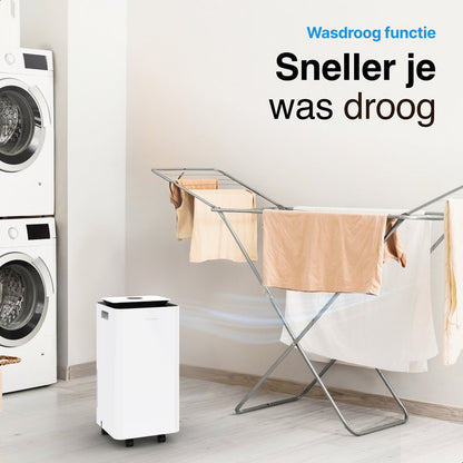 Luchtontvochtiger en Luchtreiniger - 12L - HEPA filter - 210W - Wit