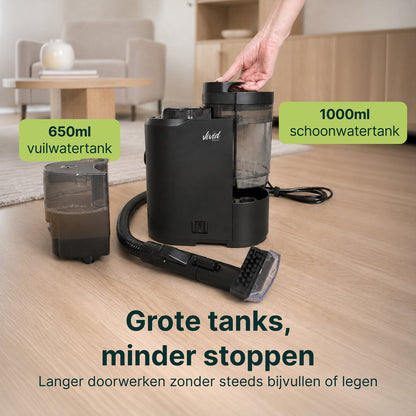 Tapijtreiniger Compact & Draagbaar - Vlekkenreiniger Lichtgewicht - Meubelreiniger - Bank Reiniger Machine - Zetelreiniger