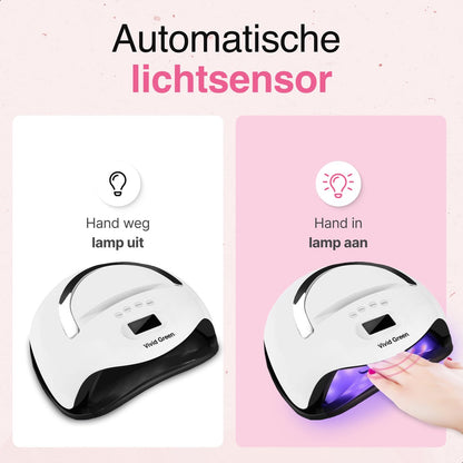 UV lamp gelnagels 168W - Led nagellamp - Gellak nagel lamp - Nageldroger