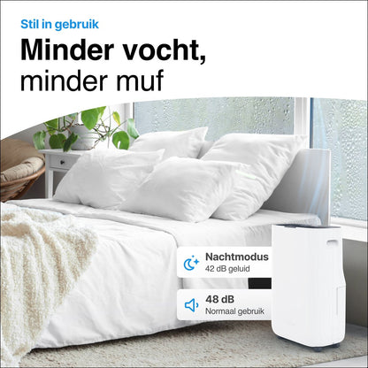 Luchtontvochtiger en Luchtreiniger - 16L - HEPA filter - 240W