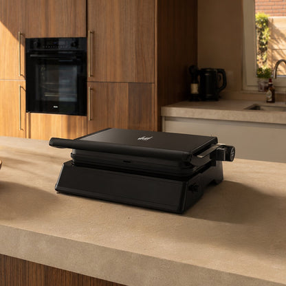 Tosti-ijzer XXL 2200W - PFAS-vrij - 9 Programma’s - Meat Probe - Touchscreen - Zwart