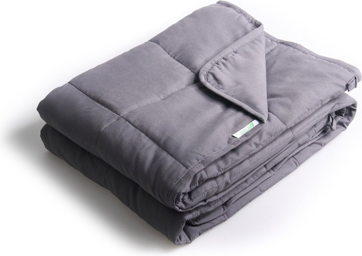 Verzwaringsdeken 3,2 kg Voor Kinderen- Weighted Blanket Kind - Zwaarte - Verzwaarde Deken - 4 Seizoens - Grijs