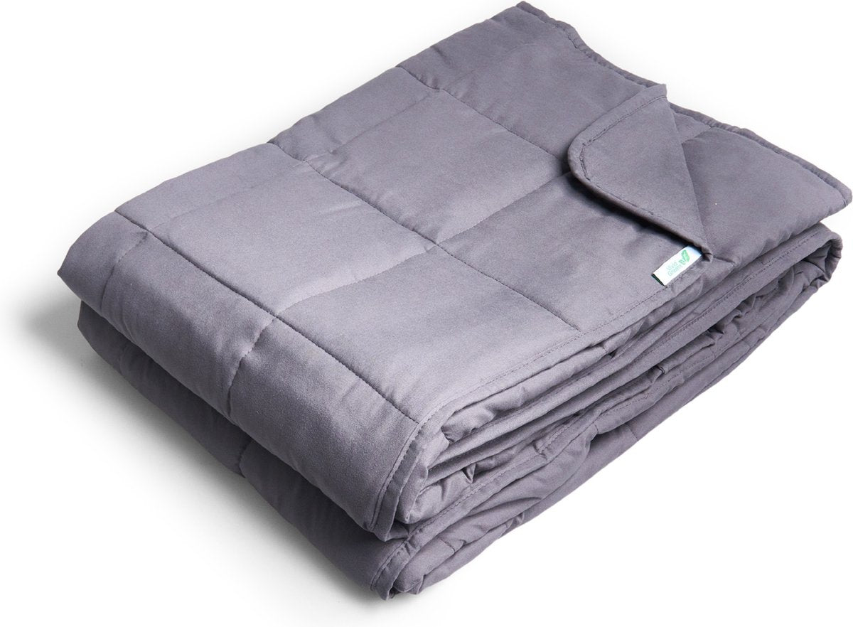 Verzwaringsdeken 9 kg - Weighted Blanket - Zwaarte - Verzwaarde Deken - 4 Seizoens - Grijs