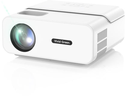Beamer 10.000 Lumen - 1080P Full HD - Wifi Projector - Streamen vanaf je telefoon - Mini Beamer - Beamers - IOS & Android - Smart - Wit