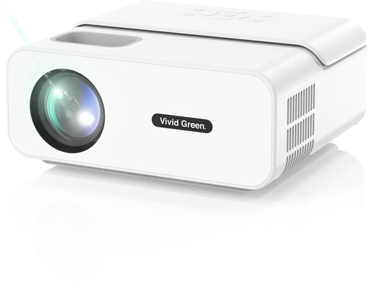 Beamer 10.000 Lumen - 1080P Full HD - Wifi Projector - Streamen vanaf je telefoon - Mini Beamer - Beamers - IOS & Android - Smart - Wit