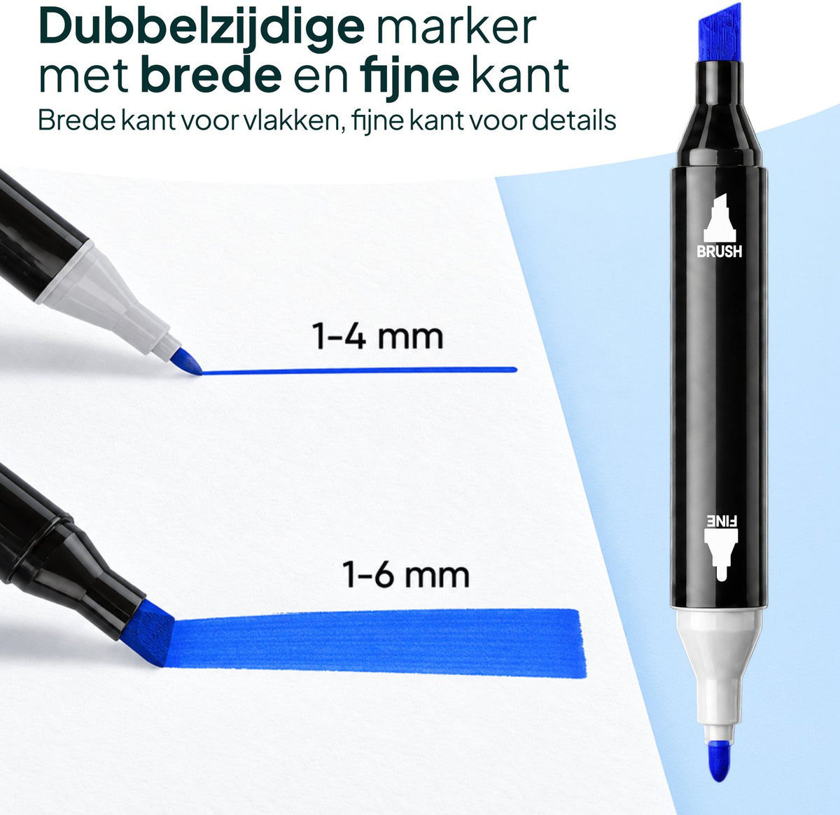 Twinmarkers 300 stuks voor volwassenen - Alcohol markers - Stiften - Markeerstiften