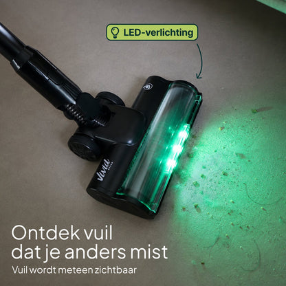 Draadloze Steelstofzuiger 400W - 30 kPa - 70 Min Accuduur - Kruimelzuiger - HEPA Filter - Zwart