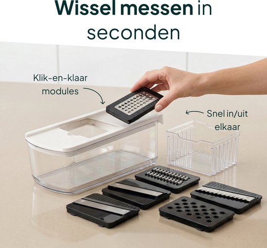 Mandoline Keukensnijder & Groentesnijder - 6-in-1