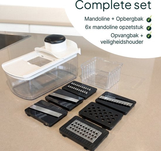 Mandoline Keukensnijder & Groentesnijder - 6-in-1