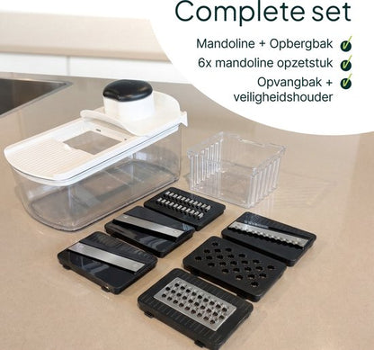Mandoline Keukensnijder & Groentesnijder - 6-in-1