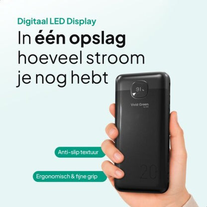 Powerbank 20000 mAh - Snellader 22.5W