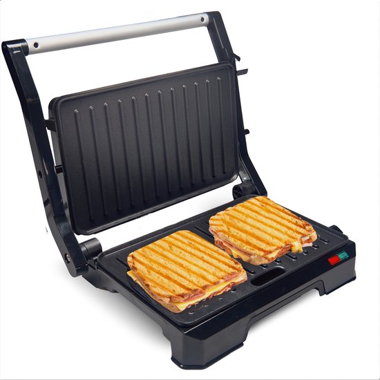Tosti Apparaat voor 2 Tosti's - Grill IJzer & Contactgrill