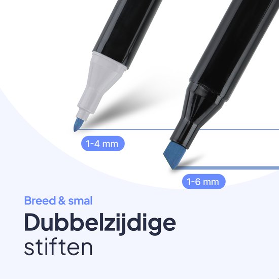 Twinmarkers 262 stuks voor volwassenen - Alcohol markers