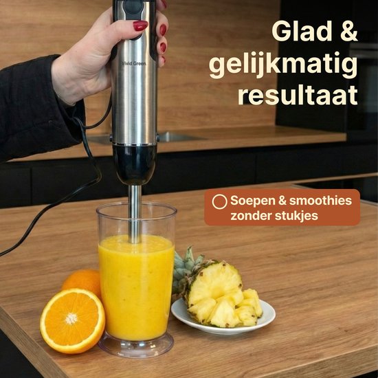 Staafmixer 5-in-1 Set - 1000W - Vaatwasserbestendig