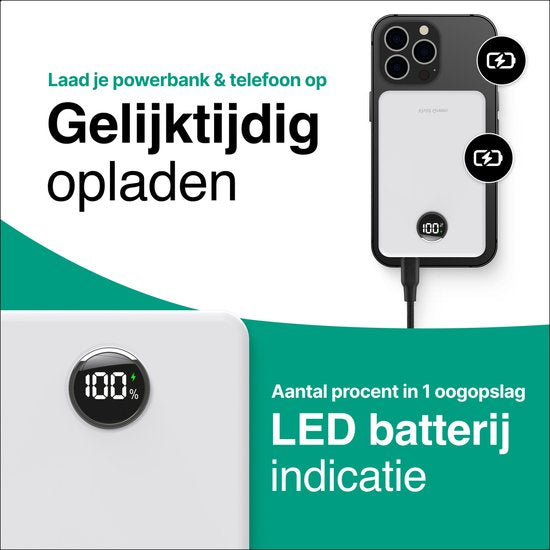 Draadloze Powerbank 10.000 mAh