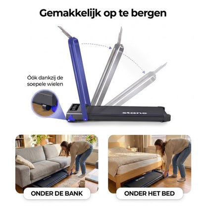 Loopband Inklapbaar en Electrisch - Opvouwbare Loopband met 6% Hellingfunctie