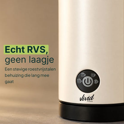 Melkopschuimer - PFAS-vrij - 4-in-1 Melkschuimer - Elektrische Melkklopper - Creme