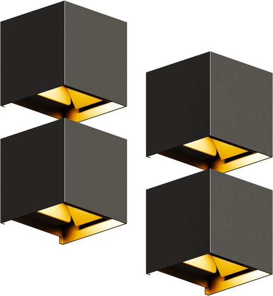 Wandlamp - 4 pack - Werkt op netstroom