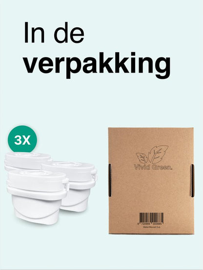 Waterfilterset - Geschikt voor Heetwaterdispenser Vivid Green - 3 stuks
