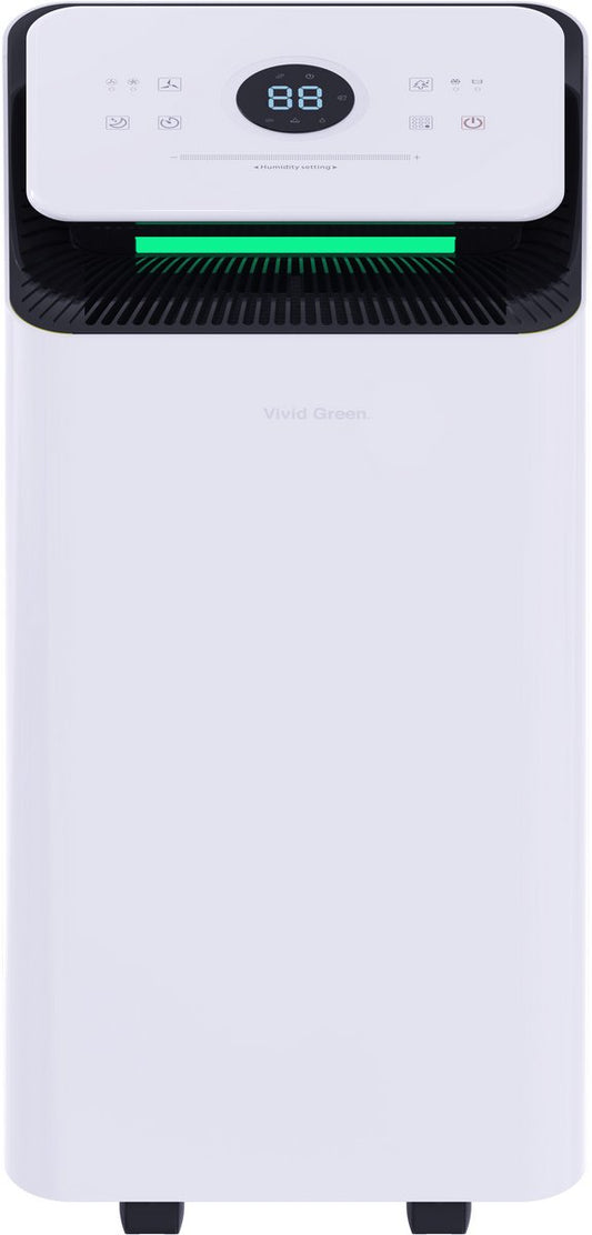Luchtontvochtiger en Luchtreiniger - 12L - HEPA filter - 210W - Wit