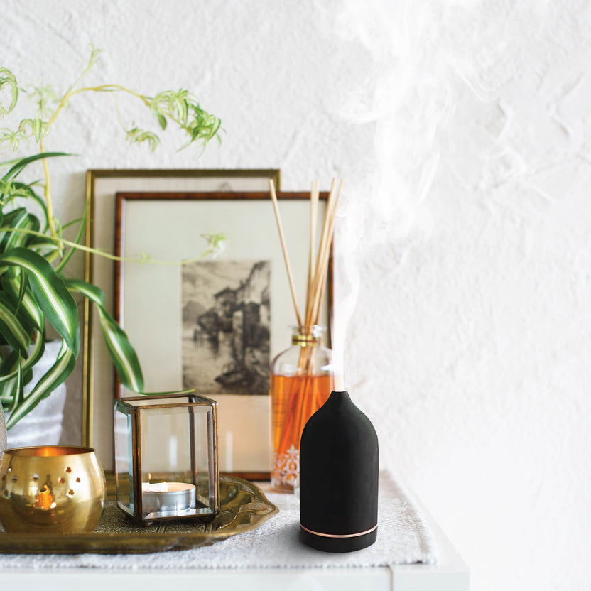 Aroma Diffuser - Keramiek - Luchtbevochtiger - Aromatherapie - Geurverspreider