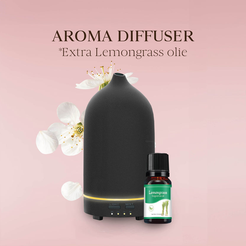 Aroma Diffuser - Keramiek - Luchtbevochtiger - Aromatherapie - Geurverspreider