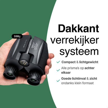 Verrekijker - 10x25 - BAK4 - Compact - Full Multi-Coated - Waterdicht