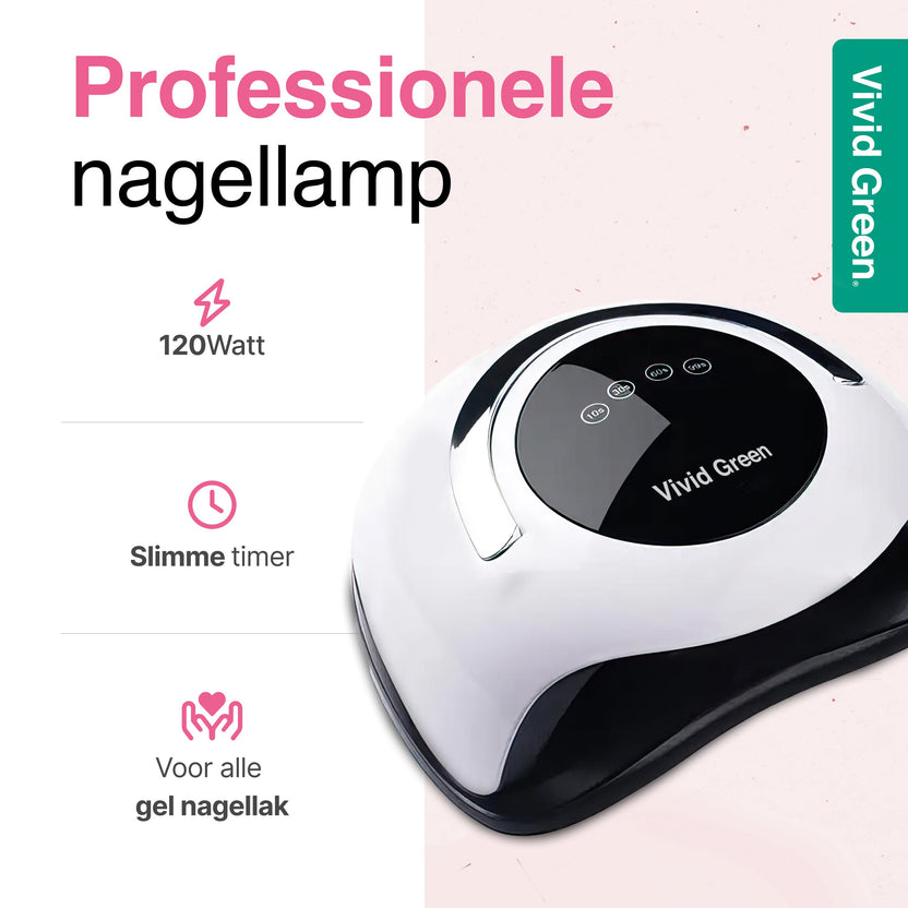 Nagellamp voor Gellak 120W - UV Lamp Gelnagels - Gellak - Led Lamp Nagels - Nageldroger - Nagellak Droger - 120W